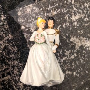 Disney Cinderella and Prince Charming Wedding Figurine
